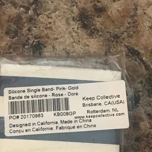 KEEP Collective Jewelry - Keep Collective Hot Pink Silicone Band (NWT) KEEP Collective Jewelry - Keep Collective Hot Pink Silicone Band (NWT)
